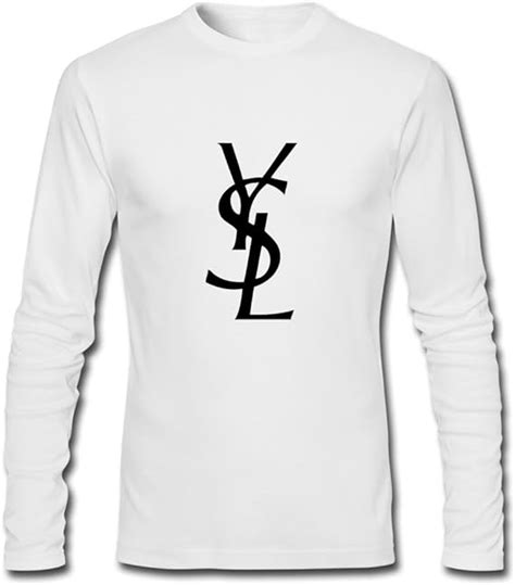 ysl men's long sleeve shirt|YSL st laurent shirts.